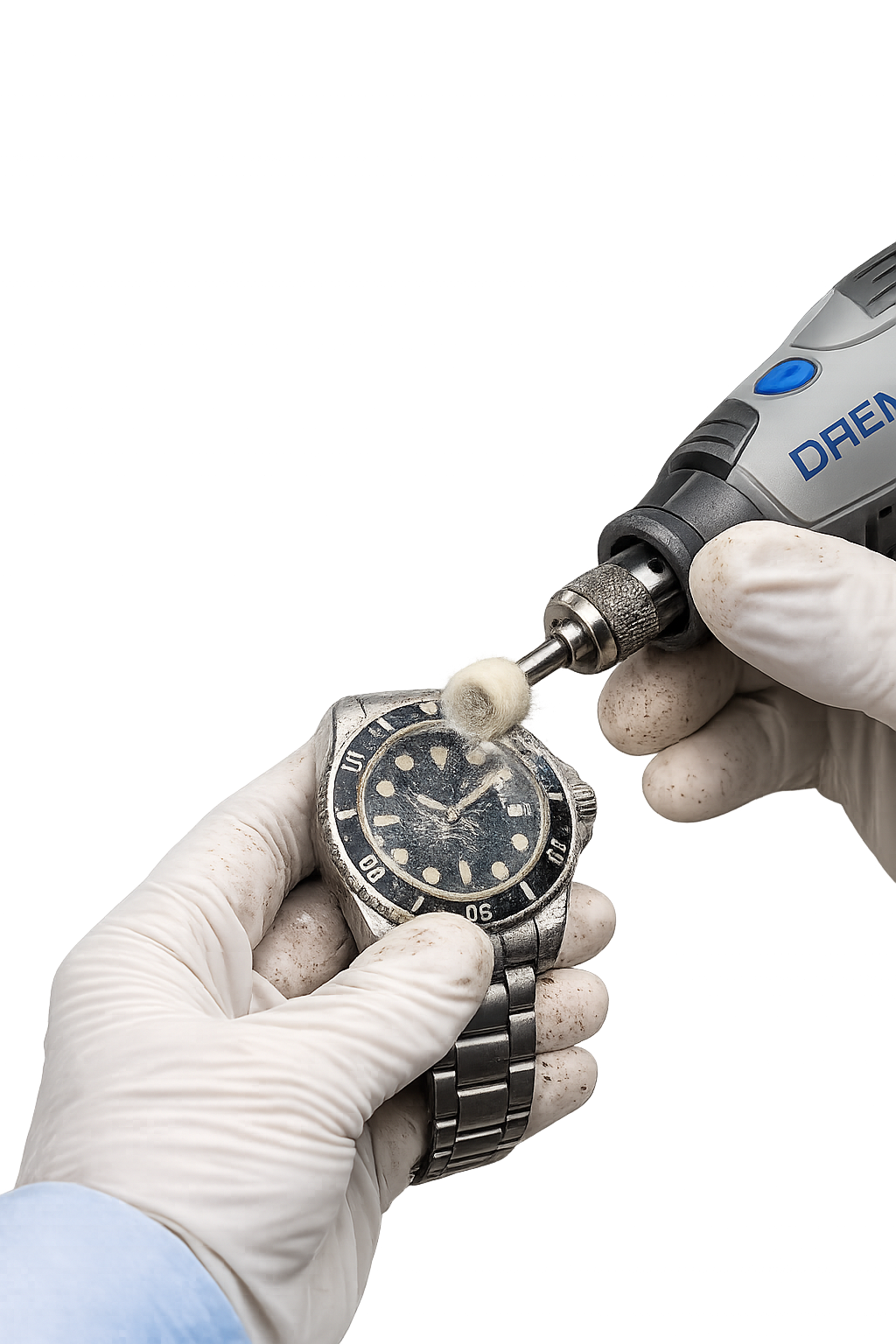 dremel glass polish